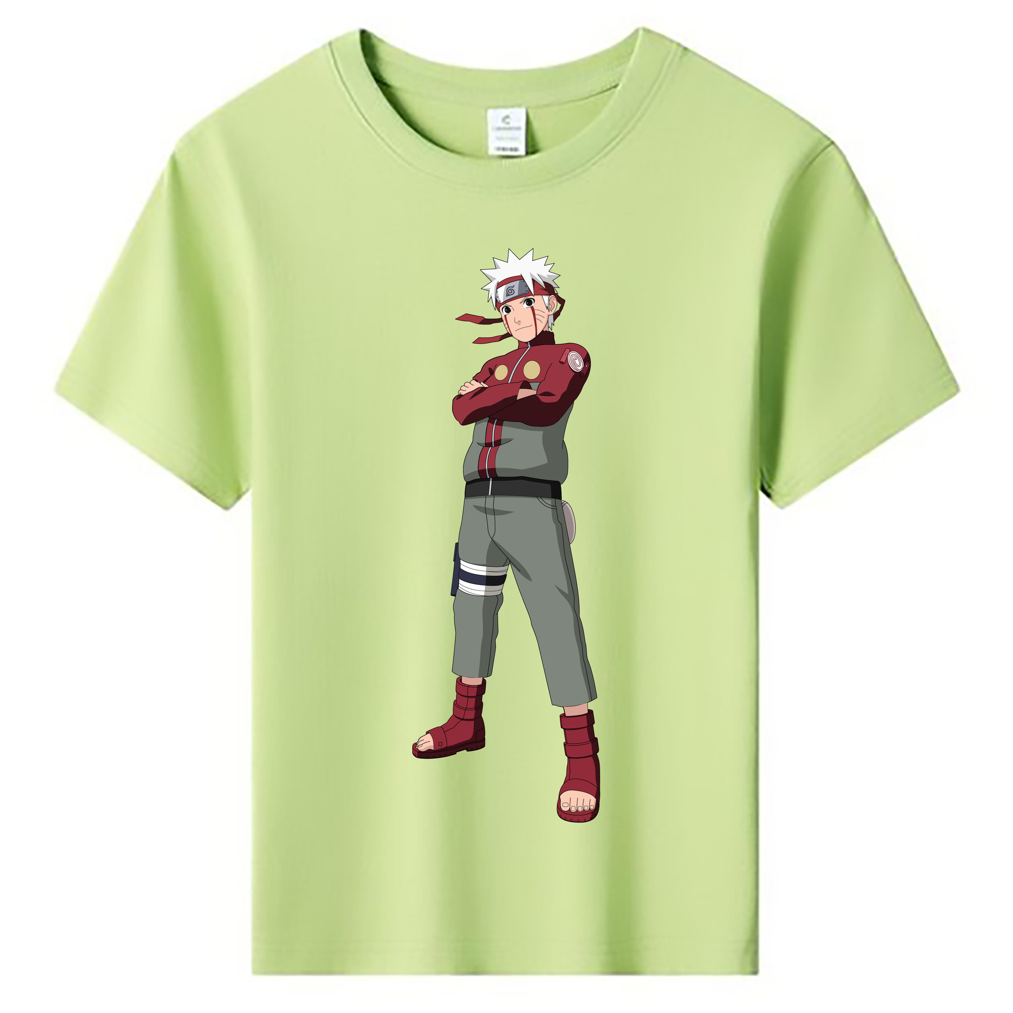 （画像用） NARUTO -ナルト- うずまき ナルト Uzumaki Naruto 綿100％キッズTシャツ（フロントプリント）